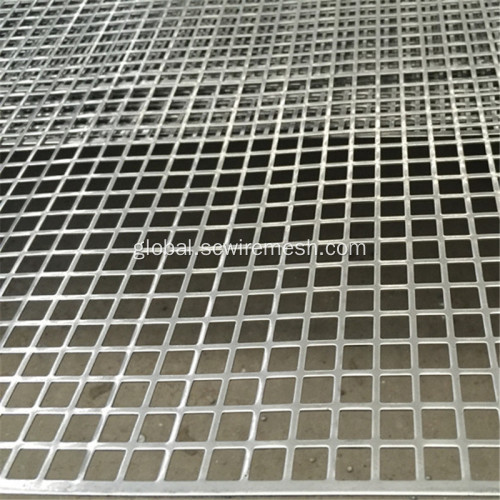 Wire Mesh Tray Aluminium Square Hole Perforated Metal Sheet Manufactory